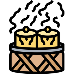 Dumpling Dimsum  Icon