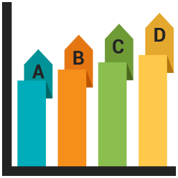 Gráfico de barras  Ícone