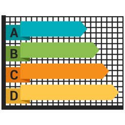 Gráfico de barras  Ícone