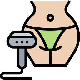 Bikini-Enthaarung  Symbol