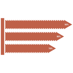 Gráfico de barras  Ícone