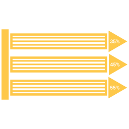 Gráfico de barras  Ícone