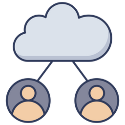 Cloud Data  Icon