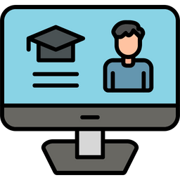 Online Learning  Icône