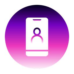 Mobile User  Icon