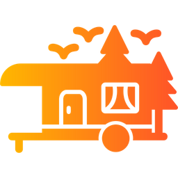 Camping Trailer  Icon