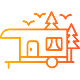 Camping Trailer  Icon