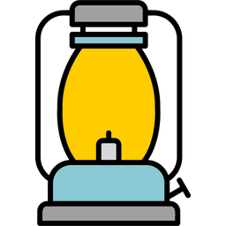 Campinglampe  Symbol