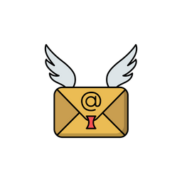 Mail Wings  Icon