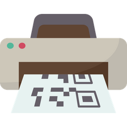 Barcode Print  Icon