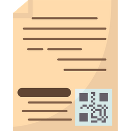 Document Barcode  Icon