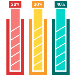 Gráfico de barras  Ícone