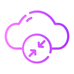 Cloud Minimize  Icon