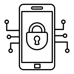 Mobile Sicherheit  Symbol