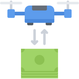 Comprando drone  Ícone