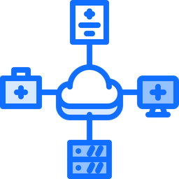 클라우드 서버  아이콘