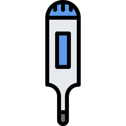 Digitales Thermometer  Symbol