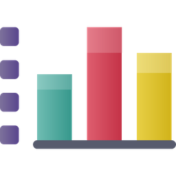 Gráfico de barras  Ícone