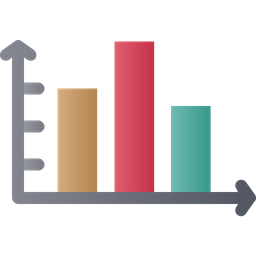 Gráfico de barras  Ícone