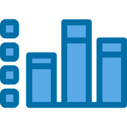 Gráfico de barras  Ícone