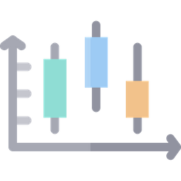촛대 그래프  아이콘