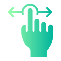 Swipe Hand Gesture  Icon