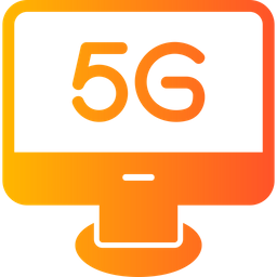 5 G Computer  Icon