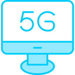 5 G Computer  Icon