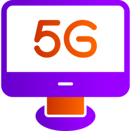 5 G Computer  Icon