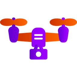 5 G Drone  Icon