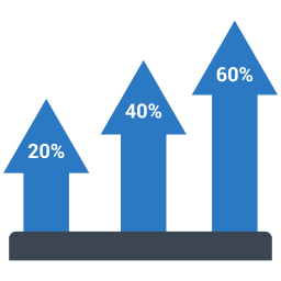 Gráfico de barras  Ícone