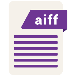 Fichier aiff  Icône