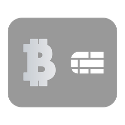 Bitcoin Money Card  Icon