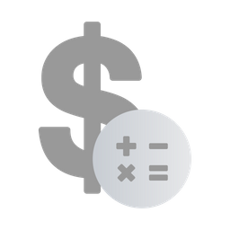 Dollar Calculation  Icon