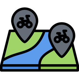 Bicycle Location  Icon