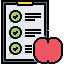 Diet List  Icon