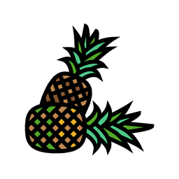 Half Pineapple  Icon