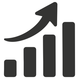 Croissance des affaires  Icône