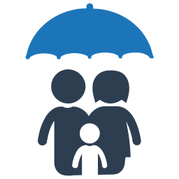 Family insurance  Icon