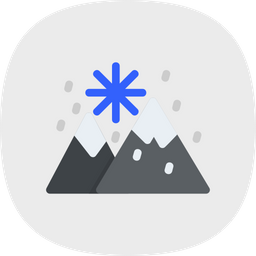 Mountain Landscape Forest Icon