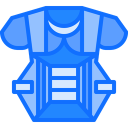 Baseball Catcher Torso  Icon