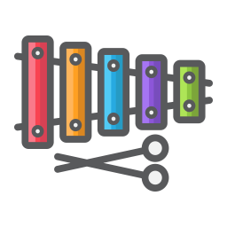 Xylophone Toy Play Icon