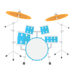 Drum kit  Icon