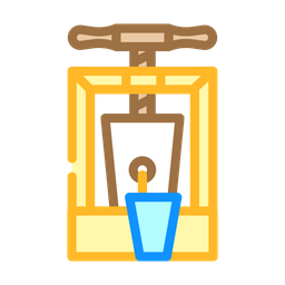 Máquina de suco de maçã  Ícone