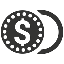 Dollar coin  Icon