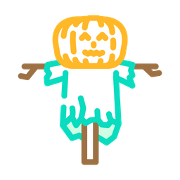 Pumpkin Scarecrow  Icon