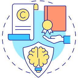 Register copyright ownership  Icon