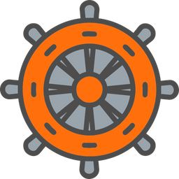 Boat Wheel  Icon