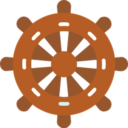 Boat Wheel  Icon