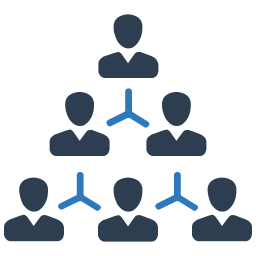 Business People Hierarchy Icon